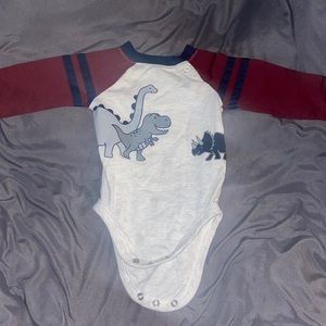 3-6 Month long sleeve dinosaur shirt